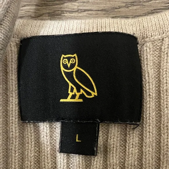 OVO Women's Ribbed Knit Tank Top - Cream - Picture 2 of 9